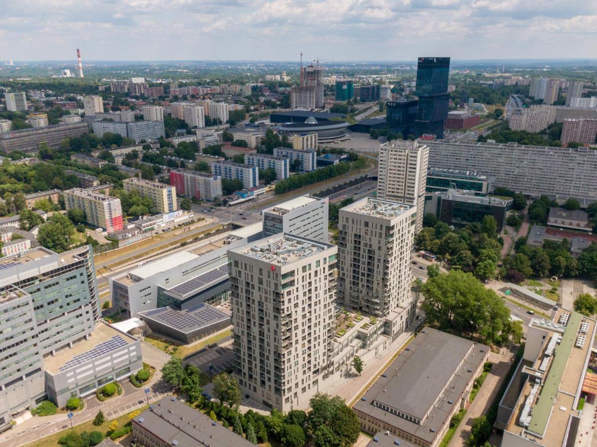 Urban Apartments Luxury Skyline Sokolska Towers 30A, 2 Free Garages, Gym & Sauna, Self Check-In Katowice Exteriör bild